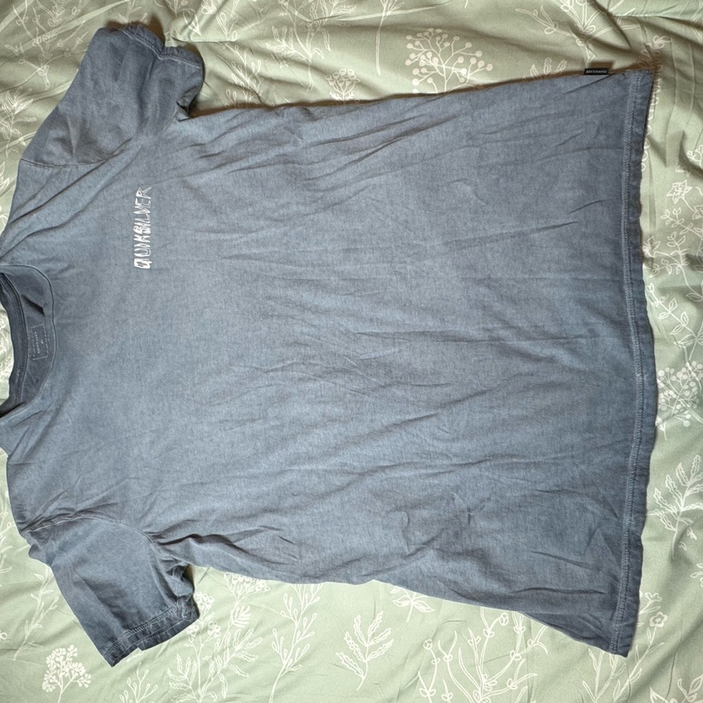 Quiksilver Men's Charcoal Short Sleeve Tee